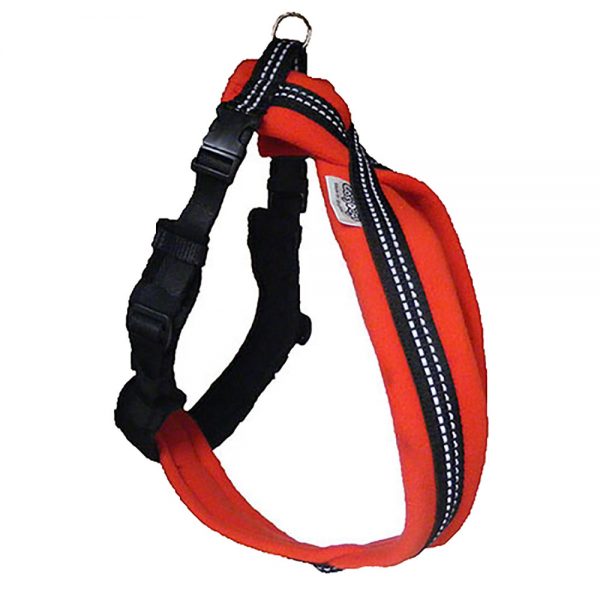 High Visibility Reflective Fleece Dog Harness: (Available in Front Chest Ring Option | 2 Point Control)